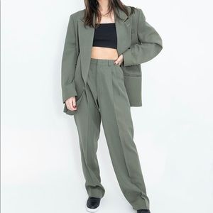Green Suit - Double breasted blazer and trouser